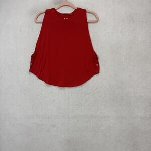 Fourlaps Tank Top Mens Medium Red Re-Up Sleeveless Lightweight Athletic Running